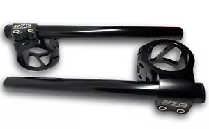 KIT PAAR HALBLENKER LENKER Racing UNIVERSAL ergal CNC 51 MM SCHWARZ - Bild 1 von 2