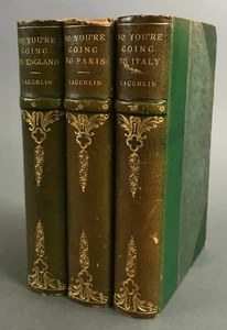 [Fine Bindings]   So You’re Going to England / Paris / Italy!  3 Vols.  1925-28  - Picture 1 of 12