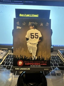 2009 Topps #TTT22 Tim Lincecum Ticket to ToppsTown Gold - Picture 1 of 1