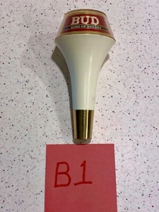 Vtg Busch & Bud Beer Tap Handle (6) Lucite Acrylic/Plasctic By Anheuser-Busch - Picture 1 of 22
