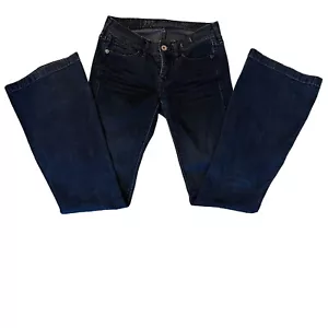 Madewell Damen Jeans 25 Blau Dark Wash Stretch Low Rise Boot Cut - Bild 1 von 5