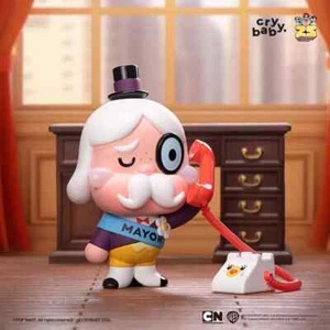 The Mayor-POP MART CryBaby The Powerpuff Girls Series Figure Confirmed Toy Doll - Picture 1 of 4