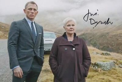 JUDI DENCH Original Autogramm 20x30 Foto Top Portrait James Bond 007 - Bild 1 von 2