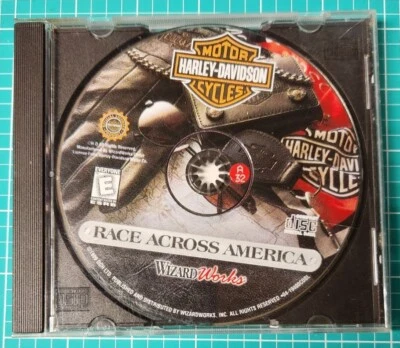 Harley Davidson Motor Cycles Race Across America PC CD ROM Video Game - Image 1 of 2