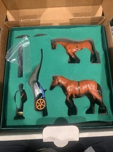 W Britain Petite Ltd Home Farm Plough Set No. 8704 1994 Mint Original Boxes - Picture 1 of 19