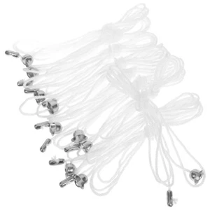 10 Pcs Fermeture Éclair Interrupteur Câble Salle de Bain Lumière Tirer Plafond Ventilateur Chaîne - Photo 1/12