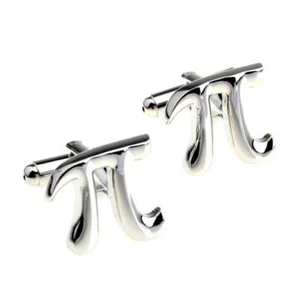 PI CUFFLINKS Math Mathematics Science Geek Nerd NEW w GIFT BAG Teacher Engineer - Picture 1 of 4