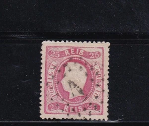 Portugal 1867/70 Effigy King Louis I 25 R. Pink N5428 - Picture 1 of 1