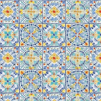 Tela Mosaico Diseño Otomí TEXTILES 1/4 Yarda 58289C1 Foto 1 de 4