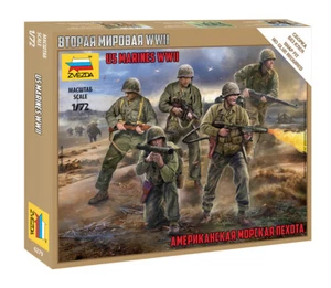 Zvezda 1/72 6279 Segunda Guerra Mundial Marines de Estados Unidos (5 figuras) - Imagen 1 de 2