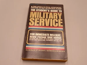 The Student's Guide To Military Service By Michael Hardwood Vietnam War Era Book - Picture 1 of 10