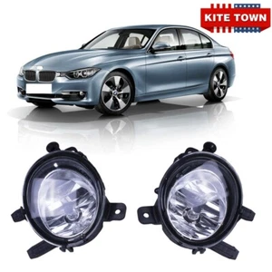 Pair Fog Lights For BMW 12-15 F30 3 Series Sedan 320i 325i 328i 335i 428i 435i - Picture 1 of 6