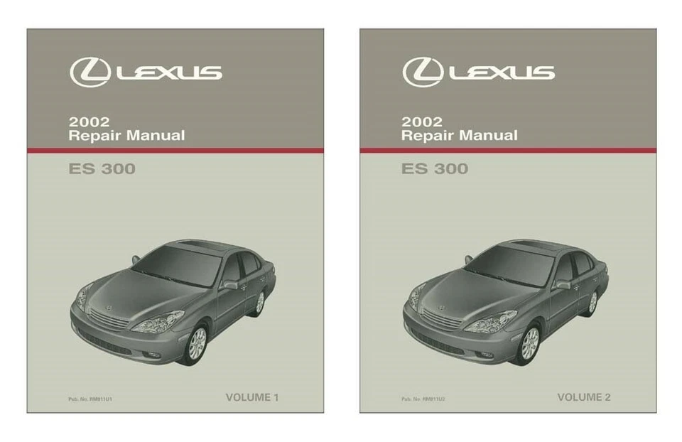2002 Lexus ES 300 Shop Service Repair Manual Complete Set - Image 1 of 1