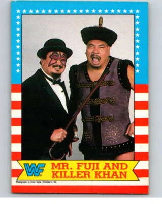 1987 O-Pee-Chee WWF #17 Killer Khan/Mr. Fuji  V69430 - Image 1 of 2