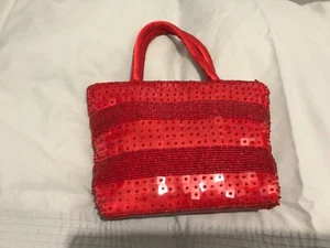 Sequin red evening bag - Bild 1 von 2