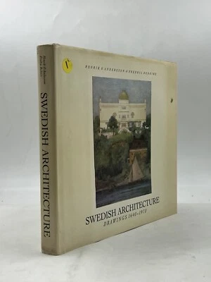 Swedish Architecture Drawings 1640-1970 Hendrix O Andersson & Fredric Bedoire HC - Image 1 of 4