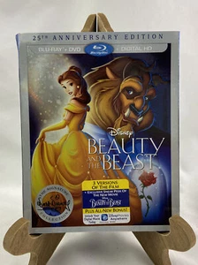 Beauty and the Beast [25th Anniversary Edition] (Blu-ray, 2016) W/ Cover Slip! - Picture 1 of 5