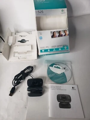 Logitech V-U0023 HD 720p - Foldable Auto-Focus USB Video Webcam (PN: 860-000398) - Image 1 of 3