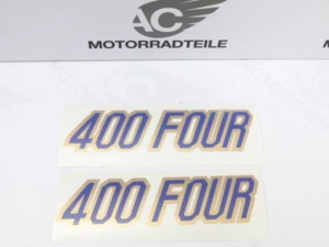 Honda CB 400 Four F2 side cover panel sticker set emblem decal for antares red - Picture 1 of 1