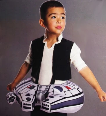 Fantasia de Halloween Star Wars Meninos Millennium Falcon Purim Criança 2T 3T 3 4T NOVO - Imagem 1 de 3