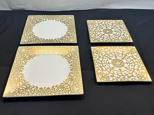 222 Fifth Casbah Gold Speiseteller 10126173 & Vorspeisenteller 10126178 - Bild 1 von 5