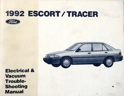 Ford Escort Mercury Tracer 1992 manual de solución de problemas eléctrico y de vacío Foto 1 de 4