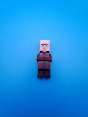 Lego Minecraft Minifigure Villager - Reddish Brown Top 21128! - Image 1 of 4