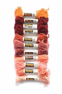 Lot 11 Parley Needlepoint Skein Wool Pink Orang 519 786 523  764 648 788 698 B1 - Picture 1 of 6