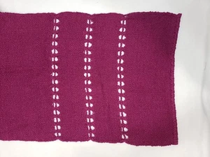 New dbO Home Dana Brandwein Oates Magenta Cotton Table Runner - 17" x 68"  - Picture 1 of 6