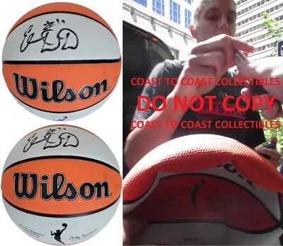 Elena Delle Donne Washington Mystics Chicago Sky signed WNBA basketball proof - Image 1 of 3