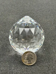 10er-Pack! Swarovski Strass Kristall: 8558 Serie (Kugel) 60 mm 1 Loch klar & geätzt - Bild 1 von 3