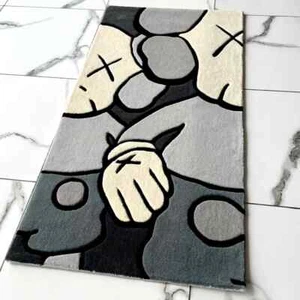 Custom hand Tufted Rug Kaws Rug Customized Design Hyperbeast home Decor Anime - Picture 1 of 8