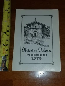 MISSION DOLORES SAN FRANCISCO BROSCHÜRENPAPIER - Bild 1 von 2
