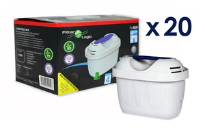 20 filtros de jarra FilterLogic para todas las jarras Brita Maxtra - Imagen 1 de 3
