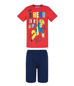 FEUERWEHRMANN SAM Schlafanzug Pyjama Kurz - Rot/Blau - Bild 1 von 1