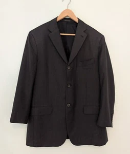 Isaia Napoli Gianluca Sciammeria Spider Lana Wool Suit - Made In Italy 44/54 R - Picture 1 of 10