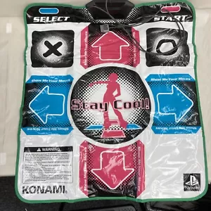 Konami Wired Stay Cool Dance Pad Mat Playstation PS1 PS2 - Picture 1 of 2