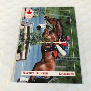 RARE 1992 CANADA SUMMER OLYMPIC 3 DAY EVENT #148 RACHEL HUNTER ONTARIO