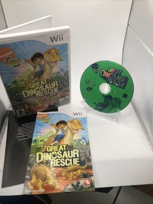 Go, Diego, Go: Great Dinosaur Rescue (Nintendo Wii, 2009) Complete- Tested PAL - Image 1 of 4