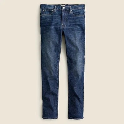 J Crew Jeans Mens Blue 250 Skinny Fit Stretch Straight Leg Dark Wash Denim - Image 1 of 4