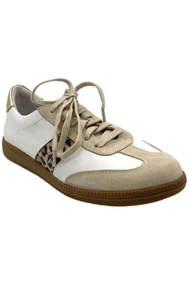 Josef Seibel Women's Joleen 03 Lace Up Sneakers Beige/Leo - Image 1 of 3