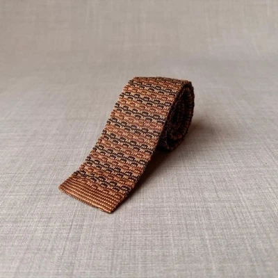 Comme Des Garcons Homme Knitted Ties Men's Designer Made in Japan - Image 1 of 4
