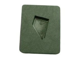 Kleiner Nevada Goldbarren 2 oz Graphitform Silber 1 oz - Bild 1 von 4