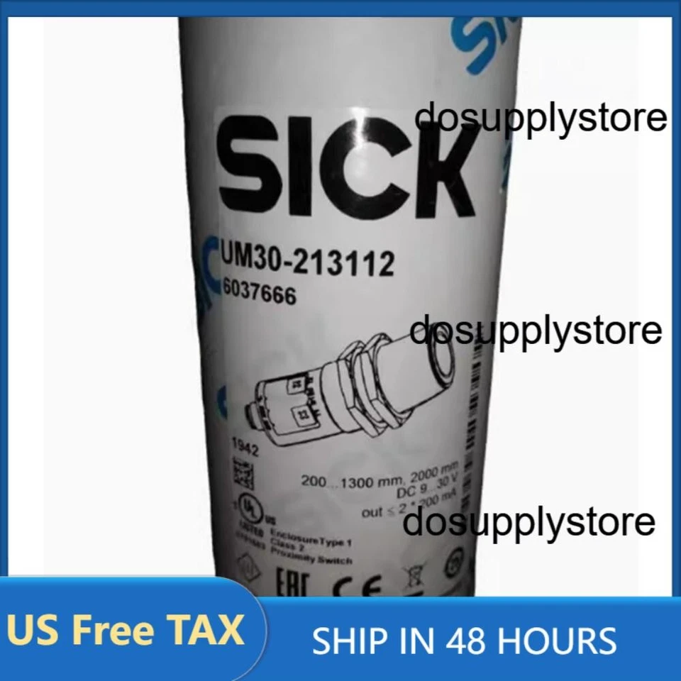 New Sick UM30-213112 Ultrasonic Sensor - Image 1 of 1