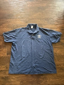 Chicago Police Polo Shirt Size 2XL Blue - Picture 1 of 9