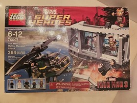 LEGO 76007  Marvel Super Heroes IRON MAN MALIBU MANSION ATTACk  NEW Sealed Retir