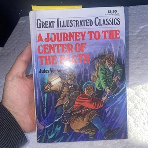Great Illustrated Classics Journey To The Center Of The Earth Hardcover Verne - Picture 1 of 2