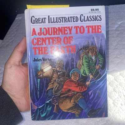 Great Illustrated Classics Journey To The Center Of The Earth Hardcover Verne - Image 1 of 2