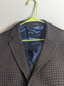 Blazer Abrigo de Traje Drago Lana Cachemira 42 Regular Marrón Granger Owings - Imagen 1 de 11