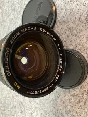 Soligor 28-80mm f/3.5-4.5 Macro Manual Focus Zoom Lens for Olympus OM System - Image 1 of 4